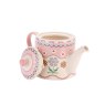 Cath Kidston Spitalfields Silk Teapot 1l Spout View Lid Off