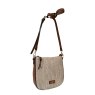 David Jones Straw Crossbody Bag Cognac