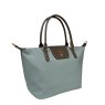 David Jones Medium Tab Over Tote Bag Blue angled view
