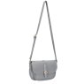 David Jones Half Flap Shoulder Bag Steel Grey full