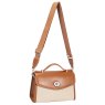 David Jones Top Handle Grab Bag Oatmeal Beige full