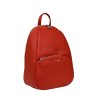 David Jones Rounded Backpack Terracotta angled view