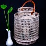 Lows Open Cross Weave Lantern Lifestyle