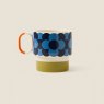 Orla Kiely Retro Stripe Mug Green