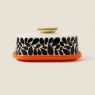 Orla Kiely Sycamore Stripe Butter Dish Orange