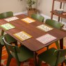 Orla Kiely Sycamore Stripe Set Of 6 Placemats Lifestyle