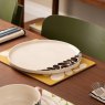 Orla Kiely Sycamore Stripe Dinner Plate Black Lifestyle