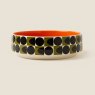 Orla Kiely Spot Square Oval Fruit Bowl Orange