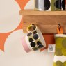Orla Kiely Spot Square Oval Mug Pink Lifestyle