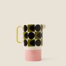 Orla Kiely Spot Square Oval Pitcher Vase 1.5L Pink