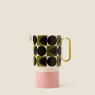 Orla Kiely Spot Square Oval Pitcher Vase 1.5L Pink Reverse Angle