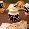Orla Kiely Spot Square Oval Storage Jar Pink Lifestyle