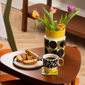 Orla Kiely Spot Square Oval Utensil Pot Yellow Lifestyle
