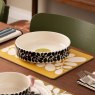 Orla Kiely Sycamore Stripe Pasta Bowl Black Lifestyle