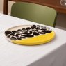 Orla Kiely Sycamore Stripe Round Platter Yellow Lifestyle