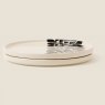 Orla Kiely Sycamore Stripe Side Plate Black Stacked