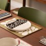 Orla Kiely Sycamore Stripe Side Plate Black Lifestyle