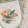 William Morris Kennet Gardens Double Oven Glove detail