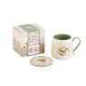 William Morris Kennet Gardens Mug & Coaster Set with box