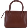 Ashwood Leather And Suede Handbag With Crossbody Strap Tan Back