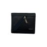 Long & Son Assorted Mens Zipper Leather Wallets Black
