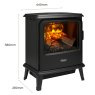 Dimplex Bayport Optimyst Stove dimensions