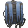 Highbury Expandable Backpack Blue reverse
