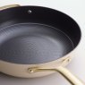 Stellar Cast Light 28cm Saute Pan Clay interior