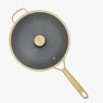 Stellar Cast Light 28cm Saute Pan Olive top view