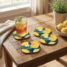 Tradestock Recipe Thief Lemon Coaster Set Of 4 lifestyle