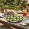 Tradestock Recipe Thief Lemon Round Melamine Tray Lifestyle