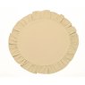Waltons Circular Ruffle Edge Placemat Natural