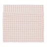 Waltons Gingham Runner Plaster Pink
