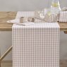 Waltons Gingham Runner Plaster Pink Lifestyle
