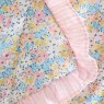 Catherine Lansfield Darcy Floral Bedspread fabric detail
