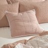 Yard Hebden Stripe Cushion Blush/Terracotta reverse lifestyle