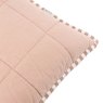 Yard Hebden Stripe Cushion Pecan/Terracotta edge detail