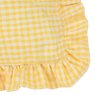 Wylder Les Petite Fleurs Cushion Yellow edge detail