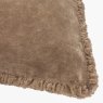 Yard Bertie Cushion Chocolate edge detail