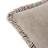 Yard Bertie Cushion Taupe edge detail