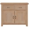 Wiltshire Oak 2 Door 2 Drawer Sideboard front on view