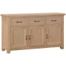 Wiltshire Oak 3 Door 3 Drawer Sideboard
