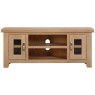 Wiltshire Oak Large Tv Unit front view