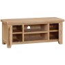 Wiltshire Oak Large Tv Unit open