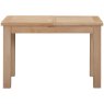 Wiltshire Oak 1.2-1.5m Extending Dining Table front on view
