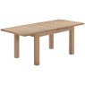 Wiltshire Oak 1.3-2m Extending Dining Table extended