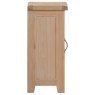 Wiltshire Oak Small Cabinet With 1 Door Side View