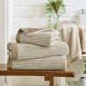 The Lyndon Company Willow Weave Stripe Towels Natural Lifestyle