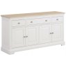 Aldiss Own Broadway 4 Door 3 Drawer Sideboard in Grey Mist