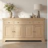 Aldiss Own Broadway 4 Door 3 Drawer Sideboard in Oak